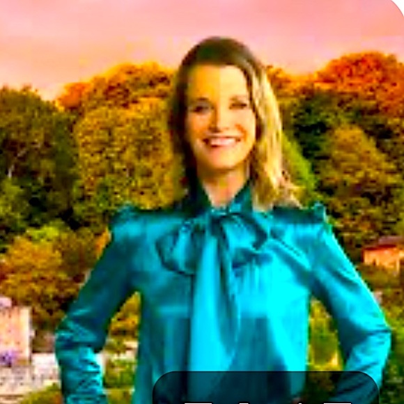 Silk blouse vintage - NWOT, size M - Picture 3 of 3